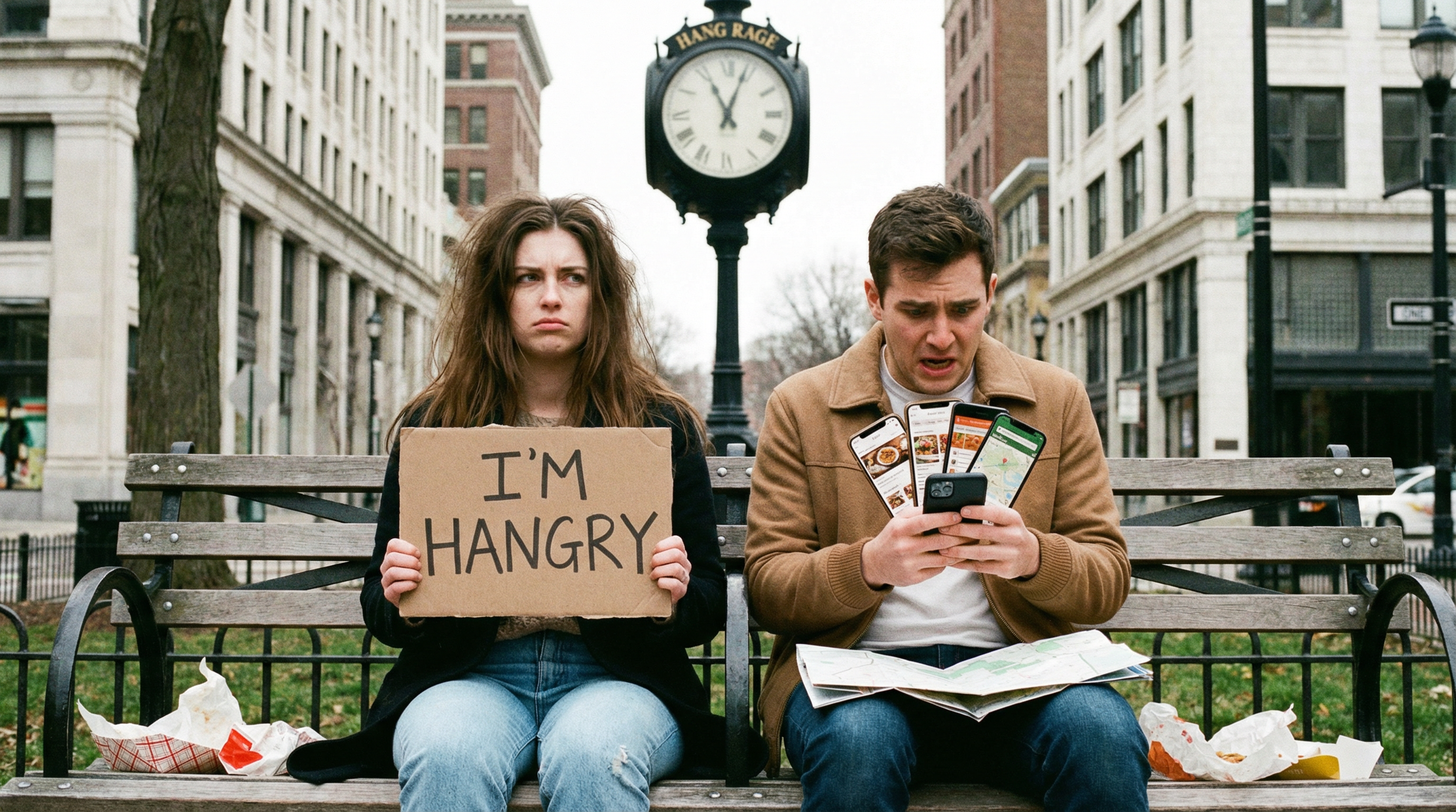 Casal com Fome Hangry