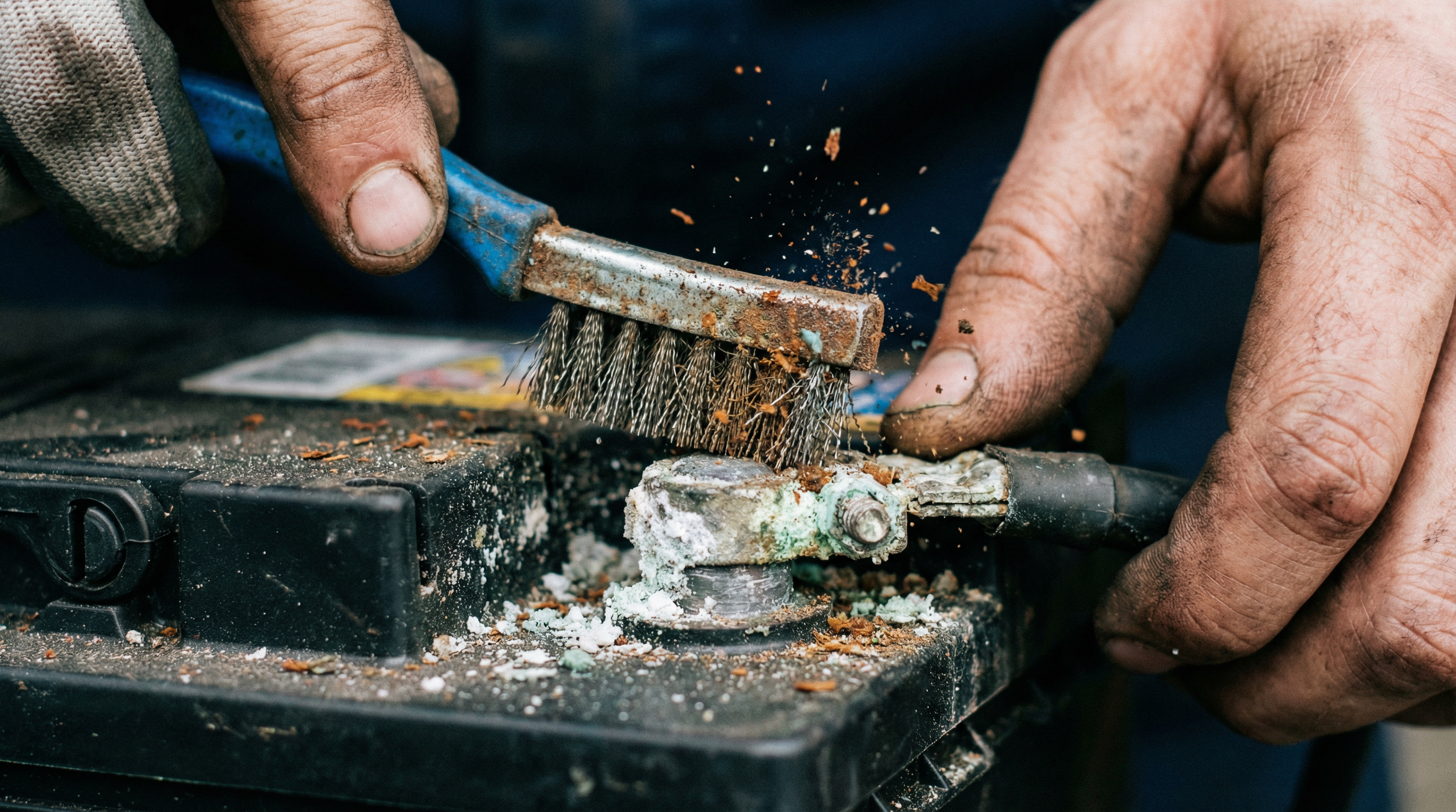 Limpar Terminais Bateria